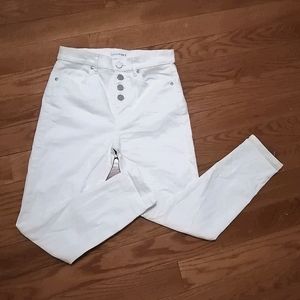 LOFT High Waist Skinny crop 26